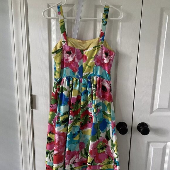 Eliza J New York Floral Size 4 with belt - Picture 1 of 10